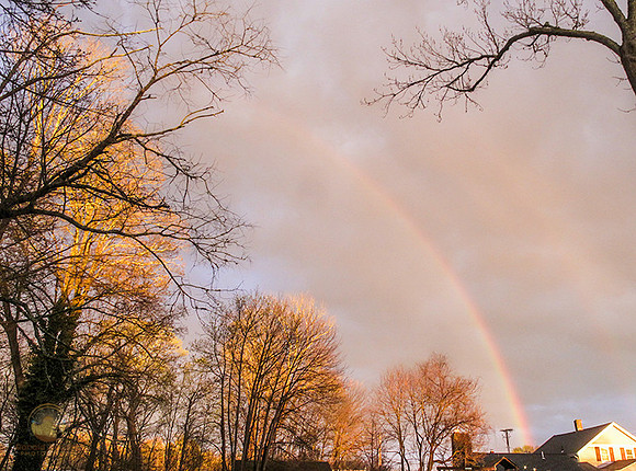 Double rainbow over North Kingstown  copyright ronaldzinconephotography