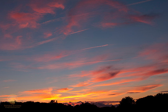 Dighton sunset, Dighton, MA copyright ronaldzinconephotography