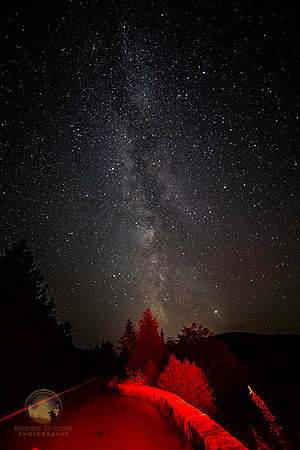 summer Milky Way over Eagle Lake, Arcadia, Maine