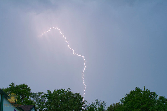 Cloud-to-ground Lightning, North Kingstown, RI copyright ronaldzinconephotography