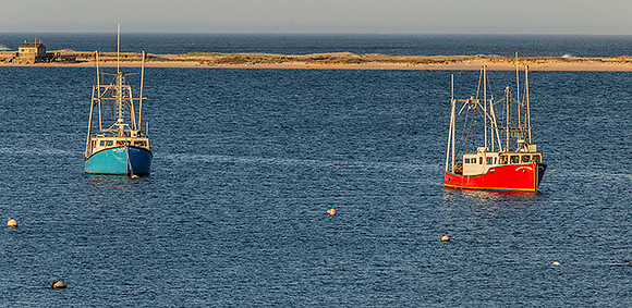 Fishing boats off of Tern Island Sanctuary  copyright ronaldzinconephotography