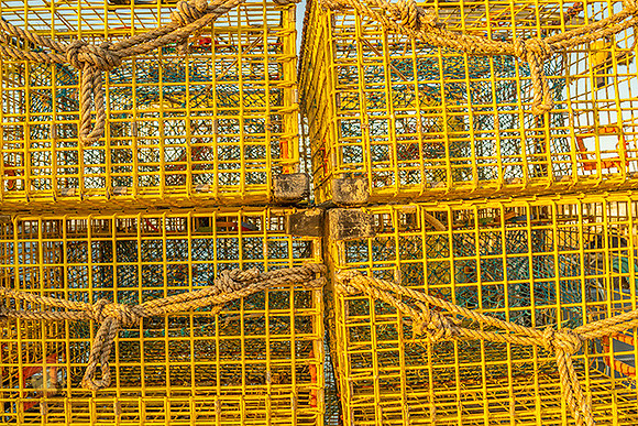 Lobster Cages at Bradley Wharf, Rockport, MA  copyright ronaldzinconephotography