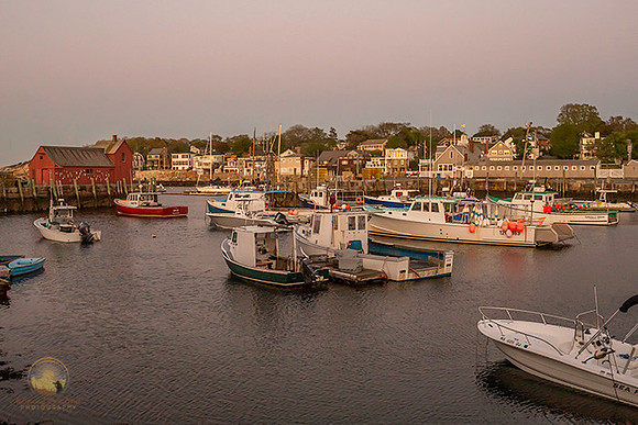Motif #1 with boats at Rockport, MA  copyright ronaldzinconephotography