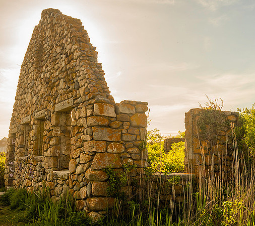 Windswept ruins,  Black Point, RI copyright ronaldzinconephotography