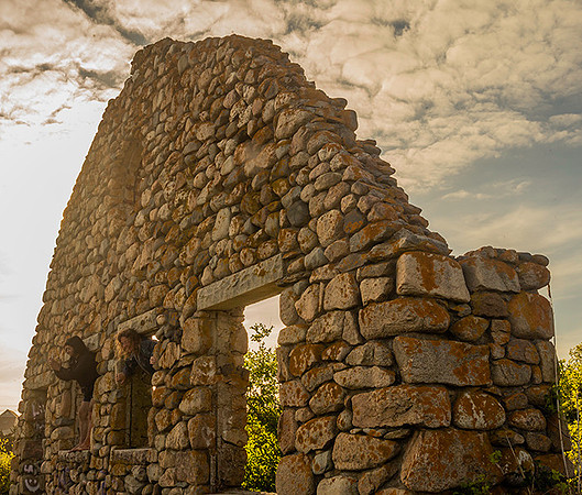 Windswept ruins, Black Point, RI  copyright ronaldzinconephotography