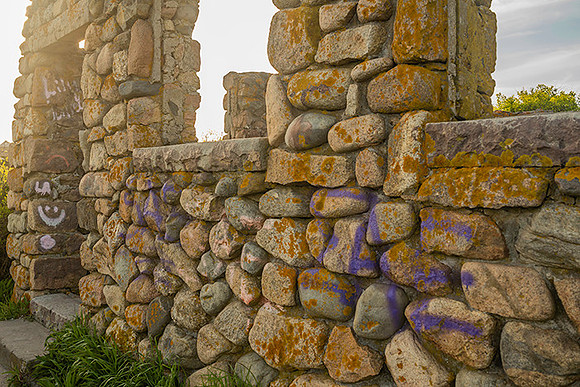Windswept ruins, Black Point, RI  copyright ronaldzinconephotography