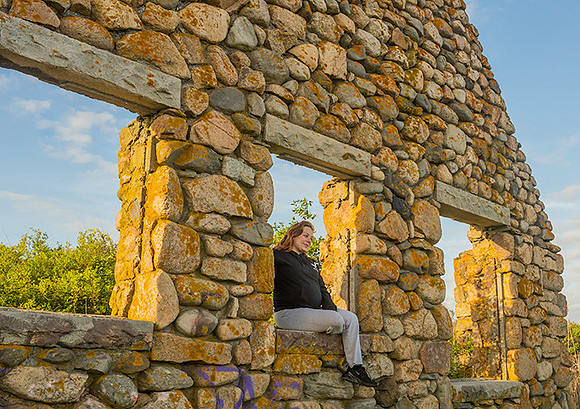 Windswept ruins, Black Point, RI  copyright ronaldzinconephotography