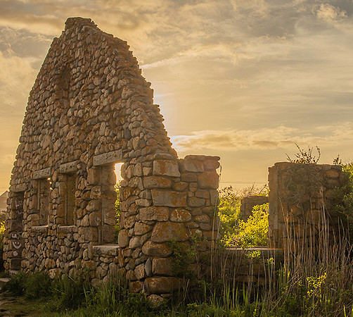 Windswept ruins, Black Point, RI  copyright ronaldzinconephotography