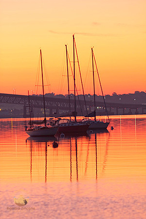 Sunrise at Jamestown Harbor no2 copyright ronaldzinconephotography