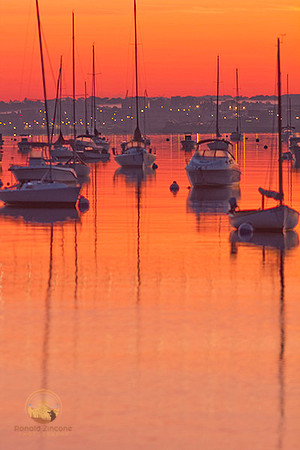 Sunrise at Jamestown Harbor no4 copyright ronaldzinconephotography