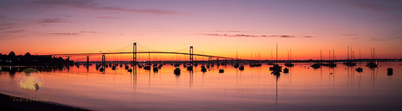 Sunrise at Jamestown Harbor no5 copyright ronaldzinconephotography