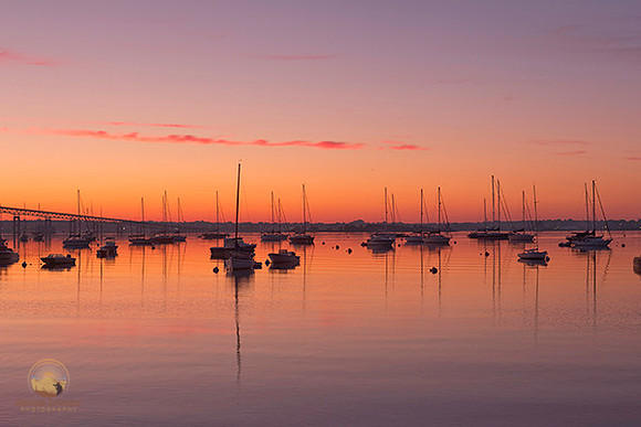 Sunrise at Jamestown Harbor no8 copyright ronaldzinconephotography