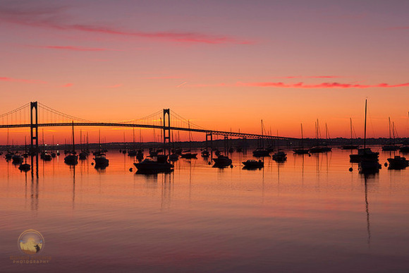 Sunrise at Jamestown Harbor no9 copyright ronaldzinconephotography