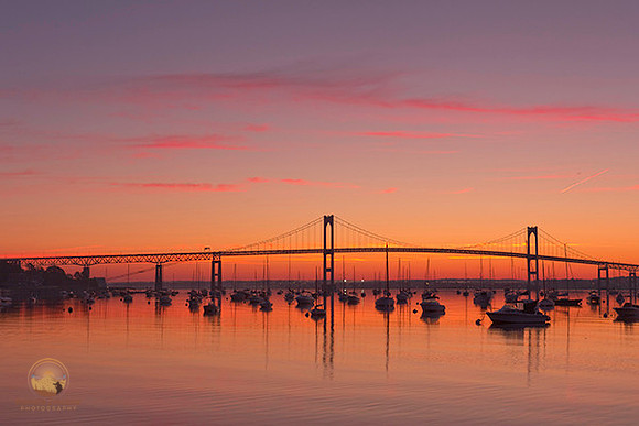Sunrise at Jamestown Harbor no11 copyright ronaldzinconephotography