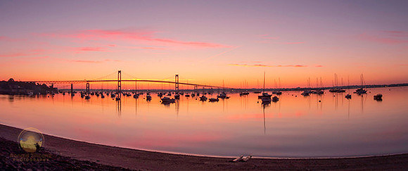 Sunrise at Jamestown Harbor no13 copyright ronaldzinconephotography