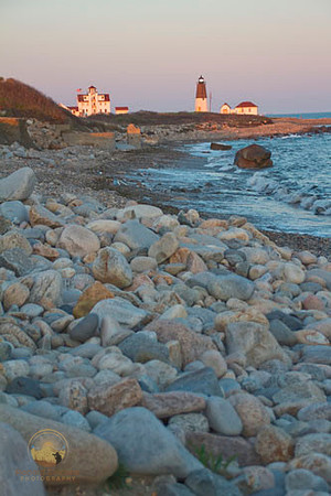 Point Judith lighthouse from Camp Cronin, Point Judith, RI copyright ronaldzinconephotography