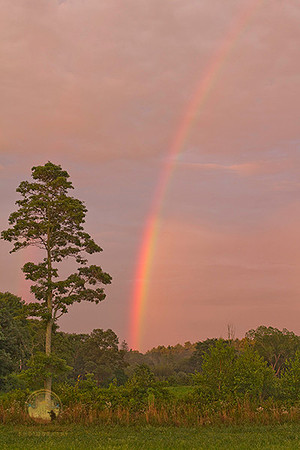 Rainbow over Exeter, RI  copyright ronaldzinconephotography