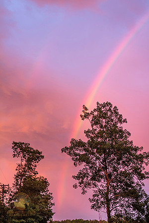 Double rainbow over Exeter, RI no3 copyright ronaldzinconephotography
