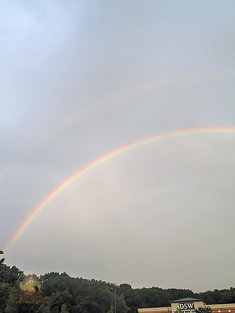 Double rainbow over Warwick  copyright ronaldzinconephotography