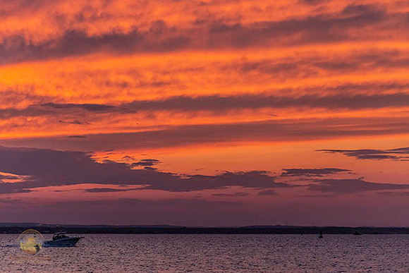 Sunset at Colt State Park, Bristol, RI  copyright ronaldzinconephotography