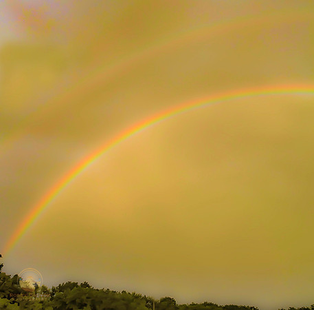 Double rainbow over Warwick  copyright ronaldzinconephotography