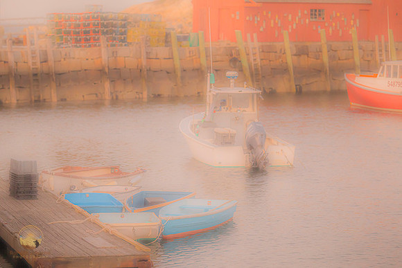 Motif #1 with boats at Rockport, MA  copyright ronaldzinconephotography