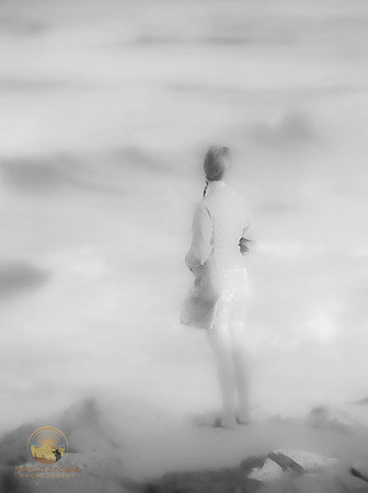 Lady at Beavertail, RI  copyright ronaldzinconephotography