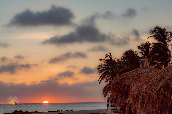 Aruba sunset  copyright ronaldzinconephotography
