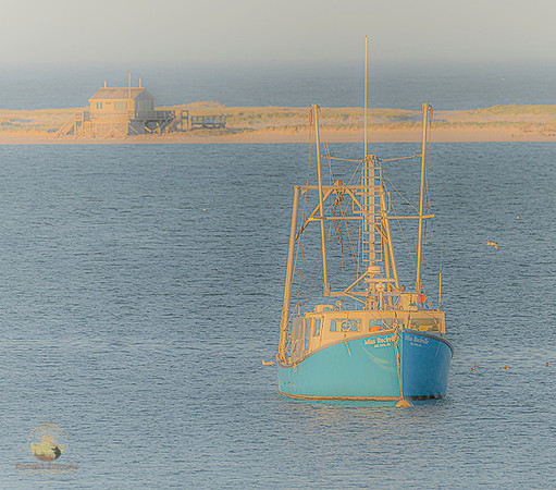 Fishing boats off of Tern Island Sanctuary, Cape Cod  copyright ronaldzinconephotography