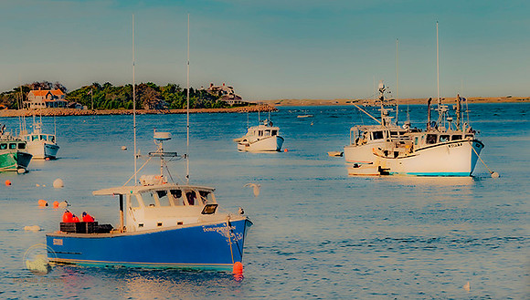 Boats at Cape Cod  copyright ronaldzinconephotography