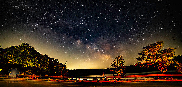 summer Milky Way over Beach Pond, Exeter/Voluntown  copyright ronaldzinconephotography