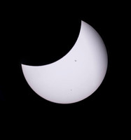 Partial eclipse no3, 4/8/24 Plano TX  copyright ronaldzinconephotography
