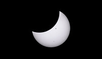 Partial eclipse no4, 4/8/24 Plano TX  copyright ronaldzinconephotography