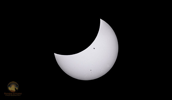 Partial eclipse no4, 4/8/24 Plano TX  copyright ronaldzinconephotography