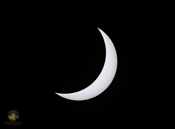 Partial eclipse no6, 4/8/24 Plano TX  copyright ronaldzinconephotography