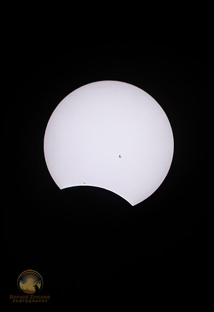 Partial eclipse no14, 4/8/24 Plano TX  copyright ronaldzinconephotography