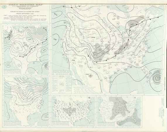 Daily Weather Map of 9/9/60