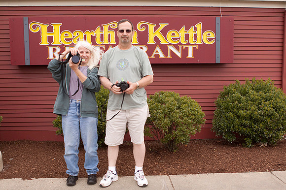My students at the Hearth and Kettle restaurant, Orleans, MA