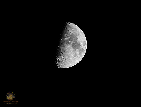 51% Moon at prime focus  copyright ronaldzinconephotography