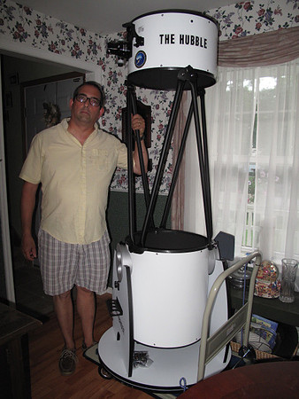 Ronald with his Hubble Junior aka "truss" hot water tank.