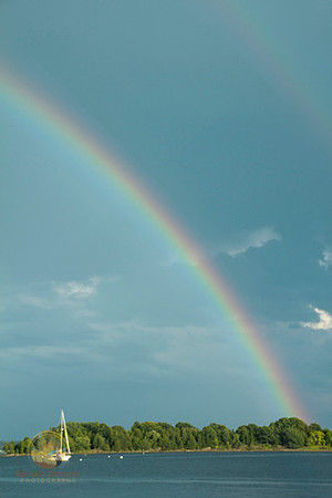 Double rainbow, Hamilton Beach, NK copyright ronaldzinconephotography