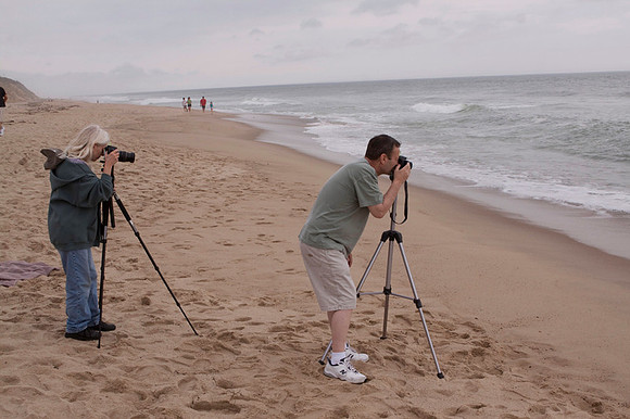 Students on my field trip at Cape Cod