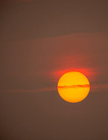 Smokey Sunset with sunspots copyright ronaldzinconephotography