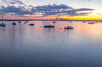 Sunset over Newport Harbor copyright ronaldzinconephotography