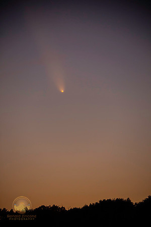 Comet T-Atlas C/2023 A3 10/12/24 mag -4.9 tail 15 deg copyright ronaldzinconephotography