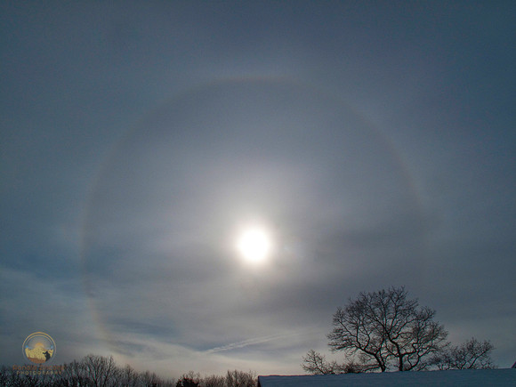 Solar Halo, URI Kingston, RI copyright ronaldzinconephotography