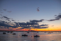 Sunset over Newport Harbor copyright ronaldzinconephotography