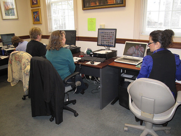 Ronald's students at Art On Center, Fairhaven, MA