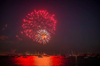 2025 firworks over Jamestown copyright ronaldzinconephotography