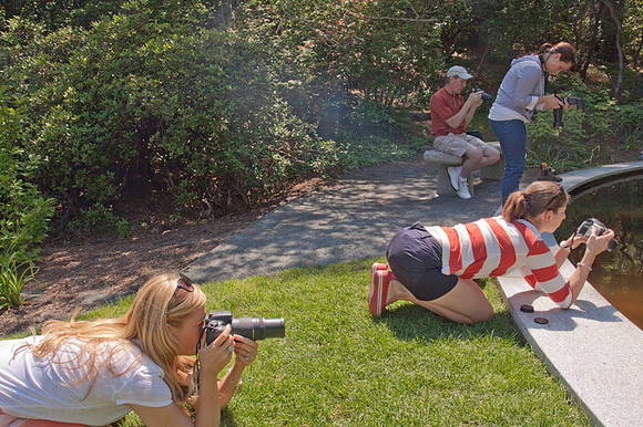 my students at Heritage Museums and Gardens, Cape Cod, MA